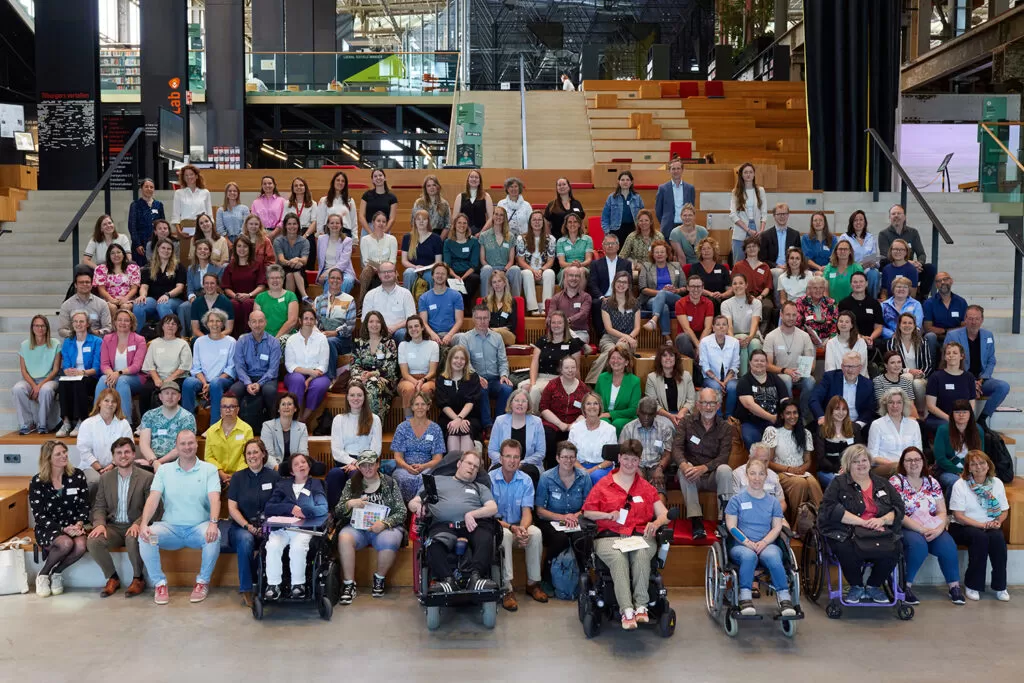 Groepsfoto van de aanwezigen van de AAW Researchdag